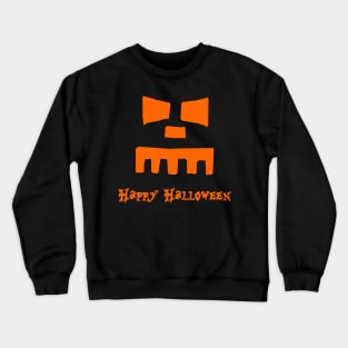 Happy Halloween - Monster Face Crewneck Sweatshirt
